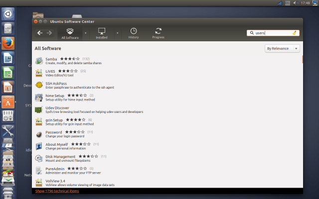 Ubuntu Software Centre